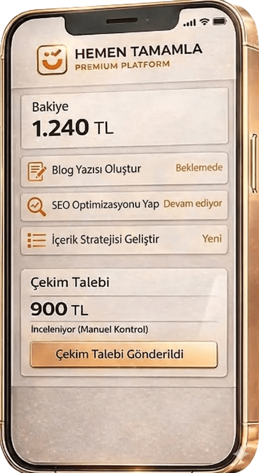 HEMEN TAMAMLA Mobile App